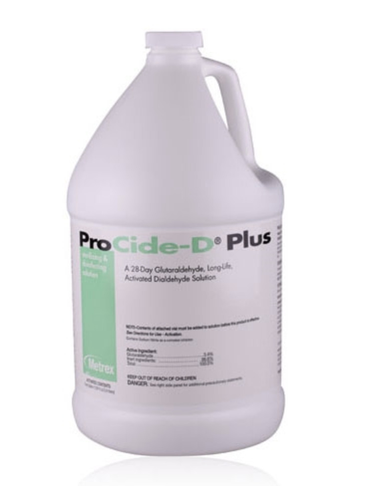 CASE OF 4 GALLONS PROCIDE D-PLUS 3.4% GLUTARALDEHYDE STERILANT SOLOUTION 10-3260
