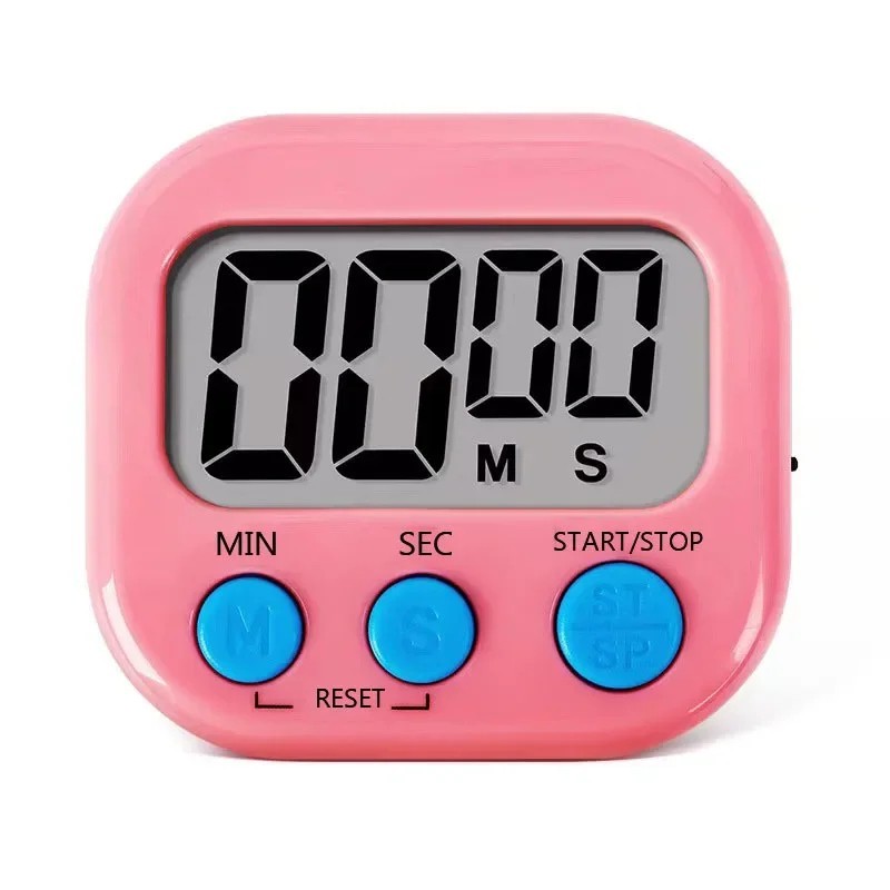 Large LCD Digital Kitchen Cooking Timer Count Down Up Clock Loud Alarm Magnetic