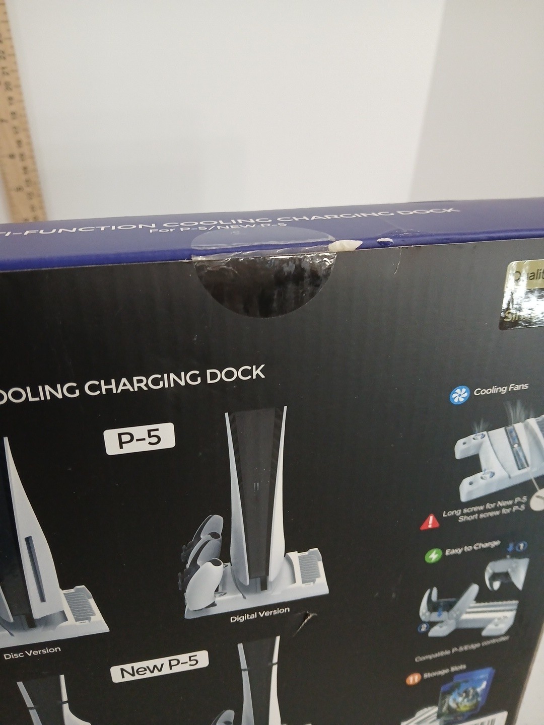 DOBE Multi-Function Cooling Charging Dock for PS5