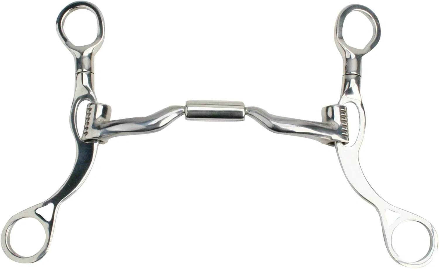 Myler MBL Short Shank Low Port Comfort Snaffle Bit MB 04 - 5.5” Sweet Iron with