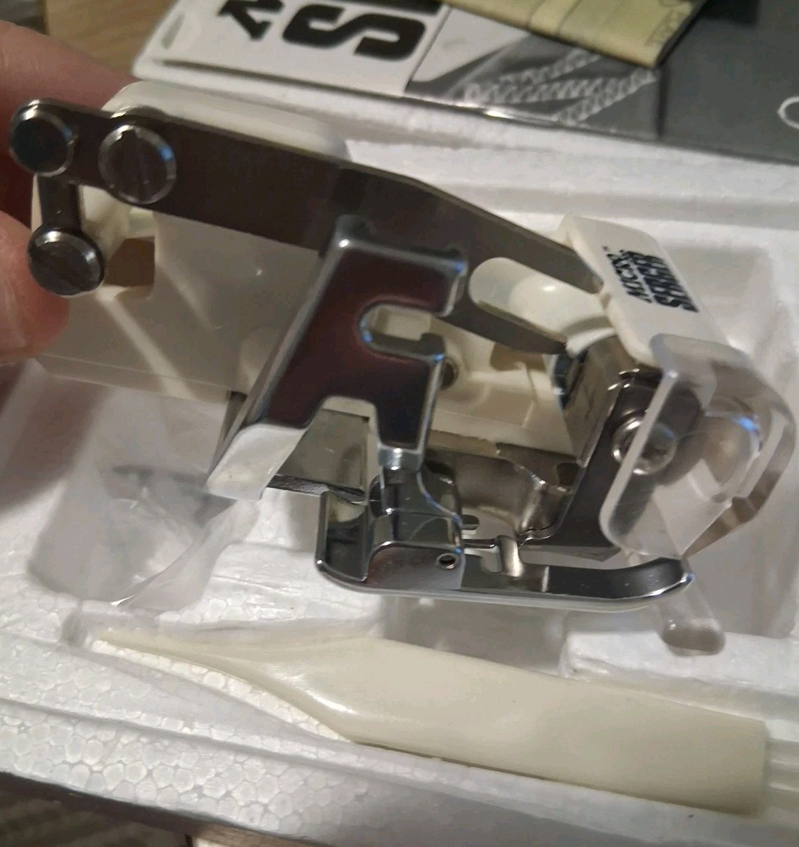 Micro Serger For Sewing Machines, Cutting Attachment + Sew + Overcast