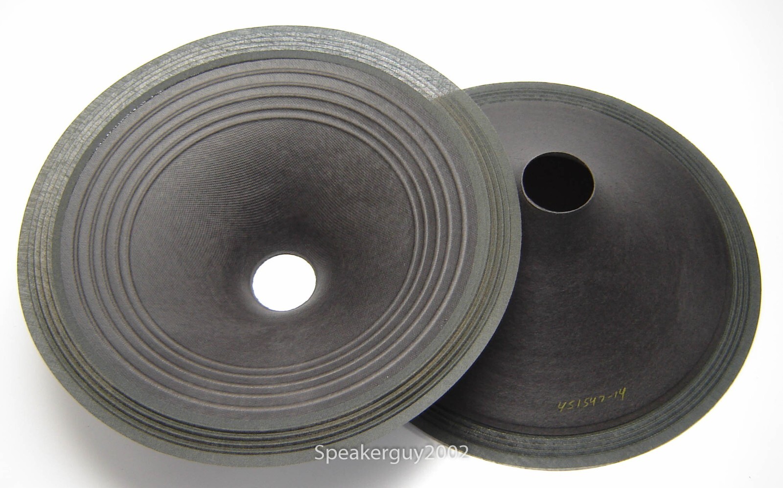 Pair 15" Paper Cones - Speaker Parts -- 451547-14