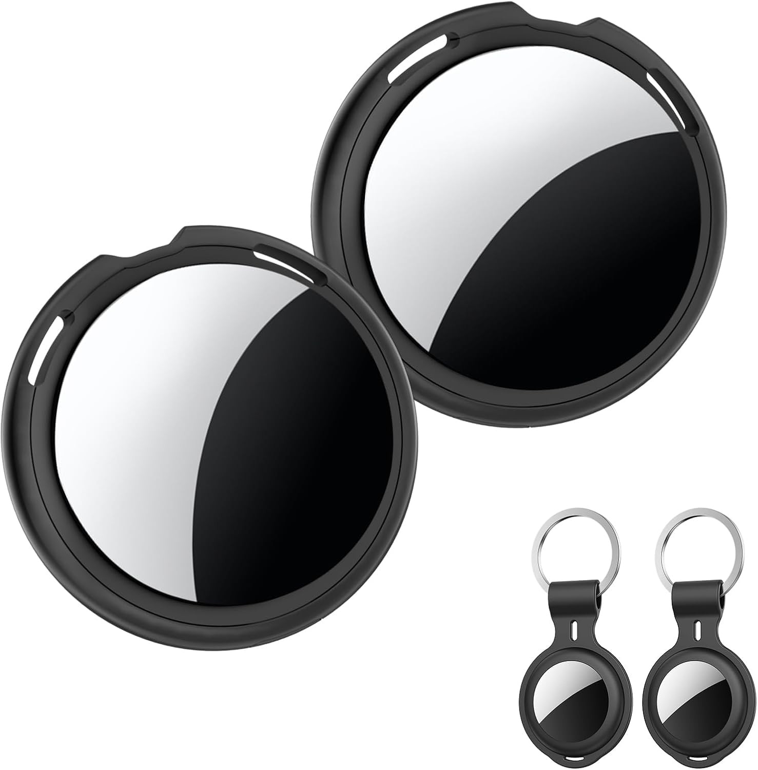 2 Pack Smart Tracker Tags Apple MFi Certified Air Tracker Pair with Find My i...