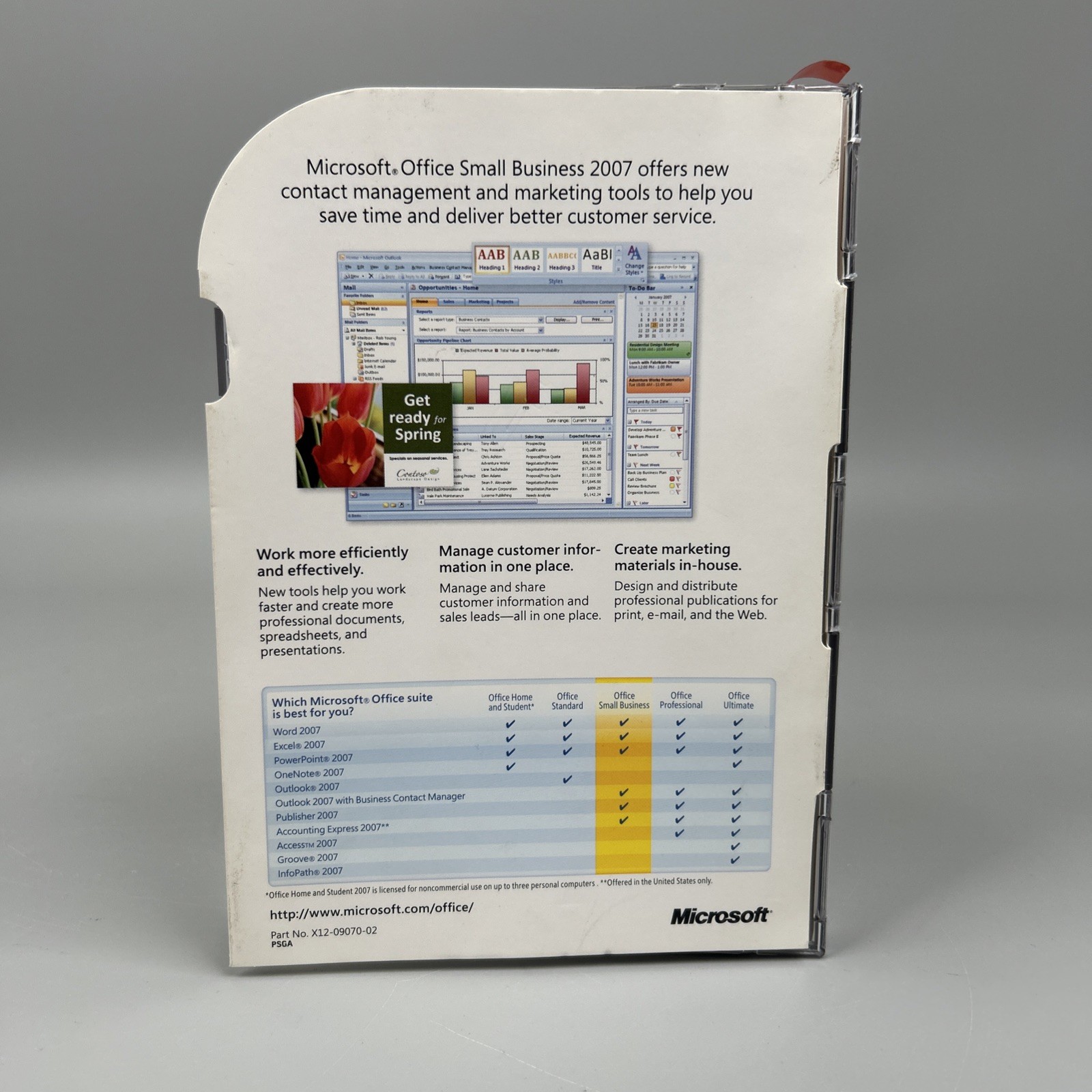 Microsoft Office 2007 Small Business Edition Upgrade - MS SBE - New Open Box