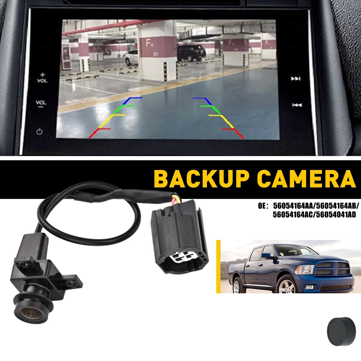 Rear View Camera For 2009-2010 Dodge Ram 1500 2500 3500 Truck Backup Parking US