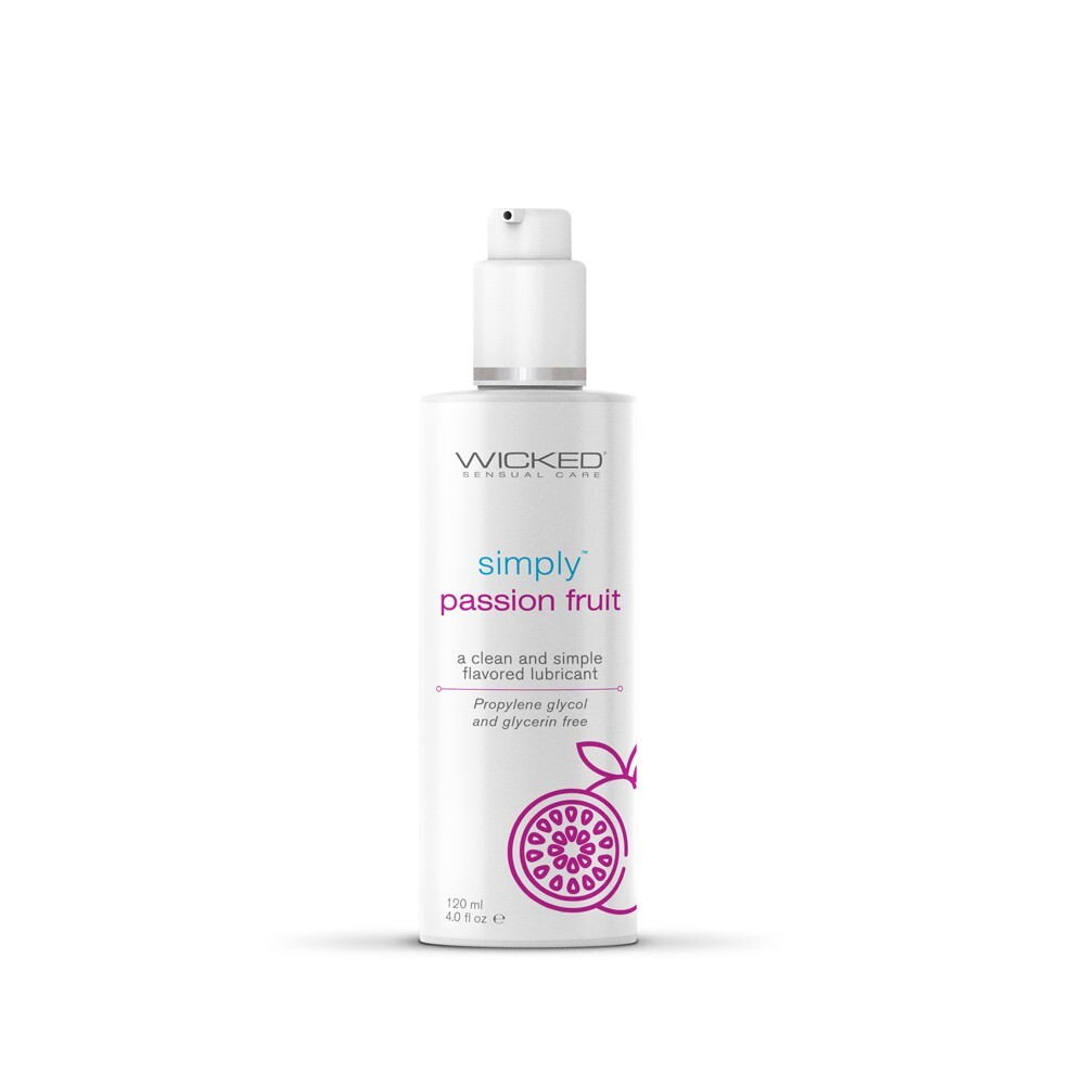 Wicked Flavored Personal Lubricant Simply Passion Fruit 4oz