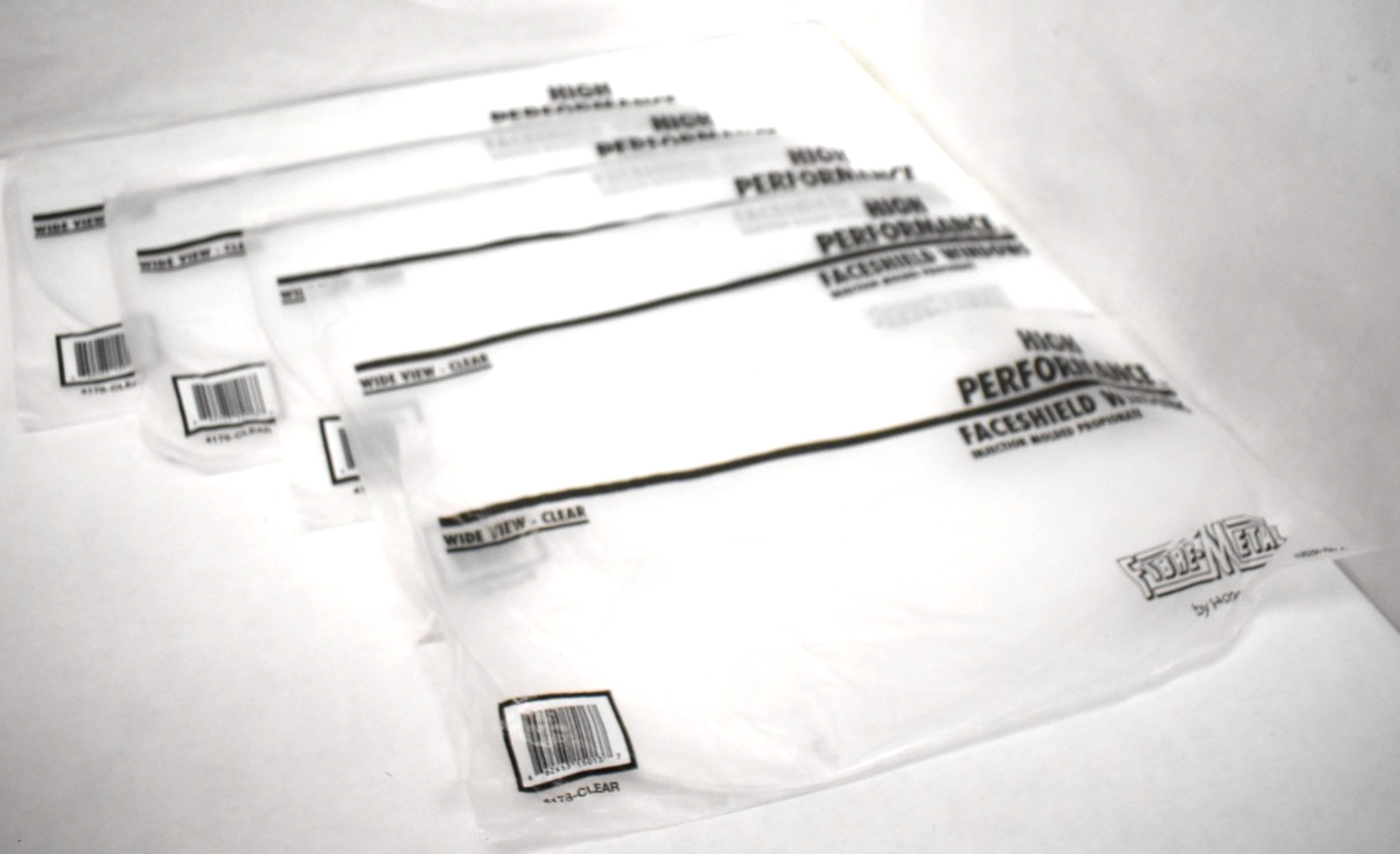 Honeywell Fibre Metal 4178-Clear High Performance Faceshield Window Lot of 5