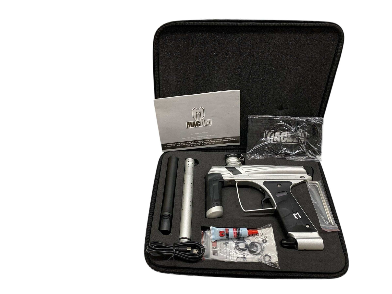 MacDev XDR Paintball Gun Silver/Black