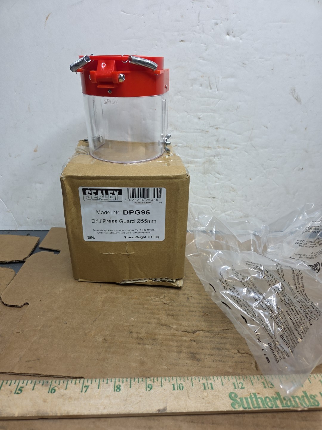 Sealey Dpg95 Drill Press Guard 55Mm
