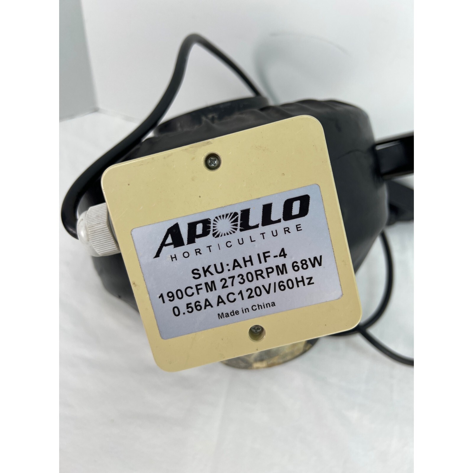 Apollo Horticulture 4 Inch Inline Duct Fan