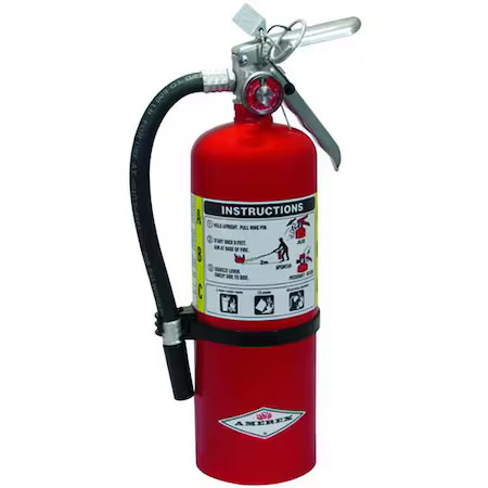 Amerex B402 Fire Extinguisher, Class Abc, 3A:40B:C, Dry Chemical, 5 Lb