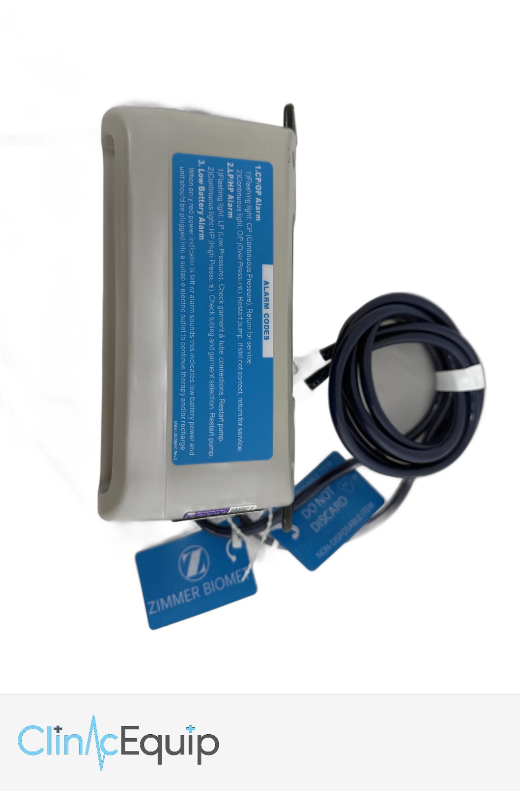 VasoPress Supreme Mini CTC VP500DM DVT Vaso Pump w/ Hoses & Cable - TESTED