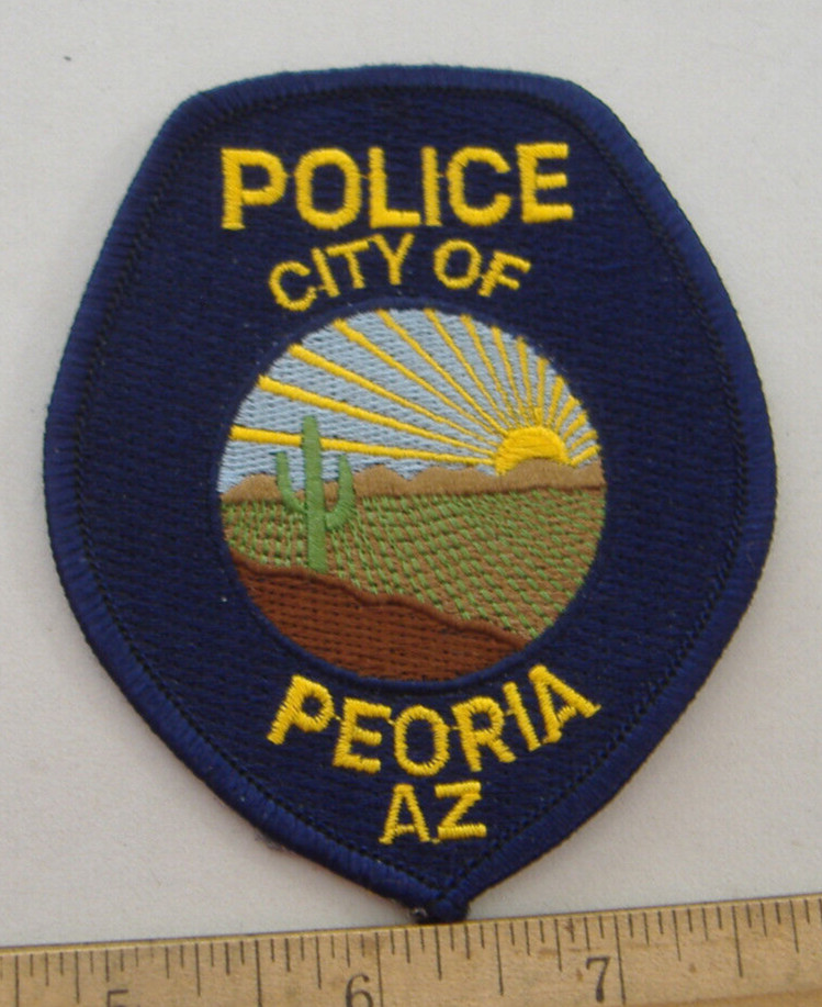 PEORIA  POLICE ARIZONA FABRIC PATCH