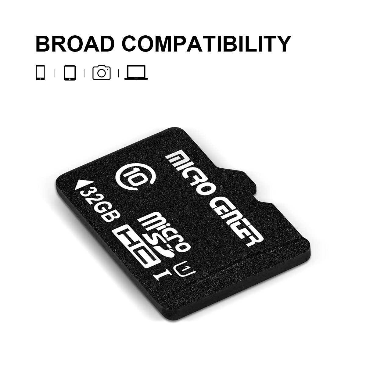 Micro Center 32GB Class 10 MicroSDHC Flash Memory Card with Adapter 2 Pack