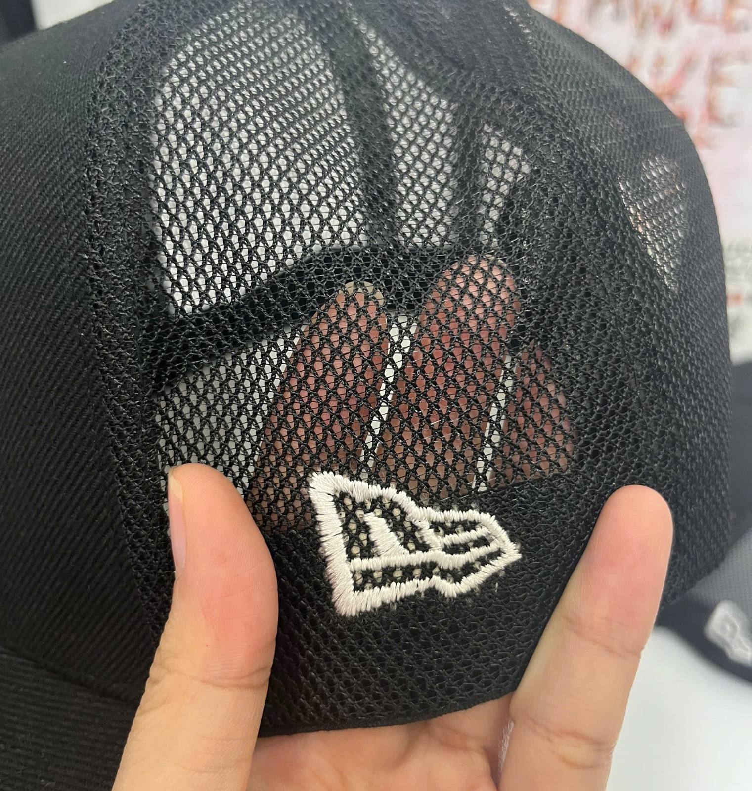 TRD Black New Era Mesh Trucker Hat, Unisex Hat, Embroidered Logo Hat