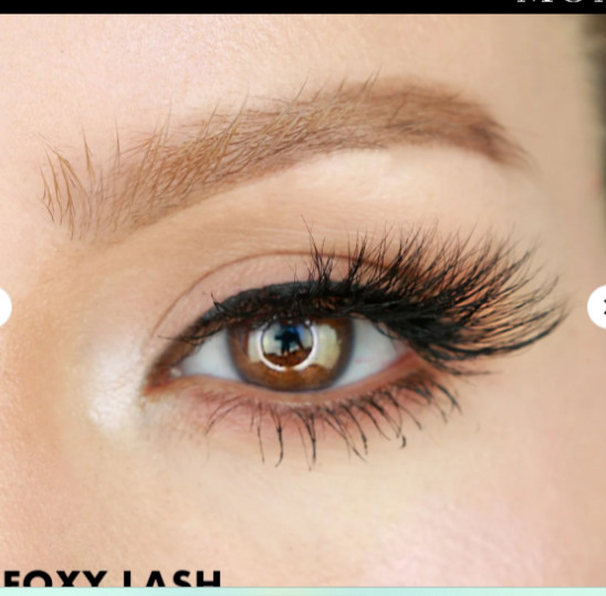 New MOXIELASH FOXY LASH Magnetic Faux Reusable Eye Lashes 5 Magnet NO GLUE