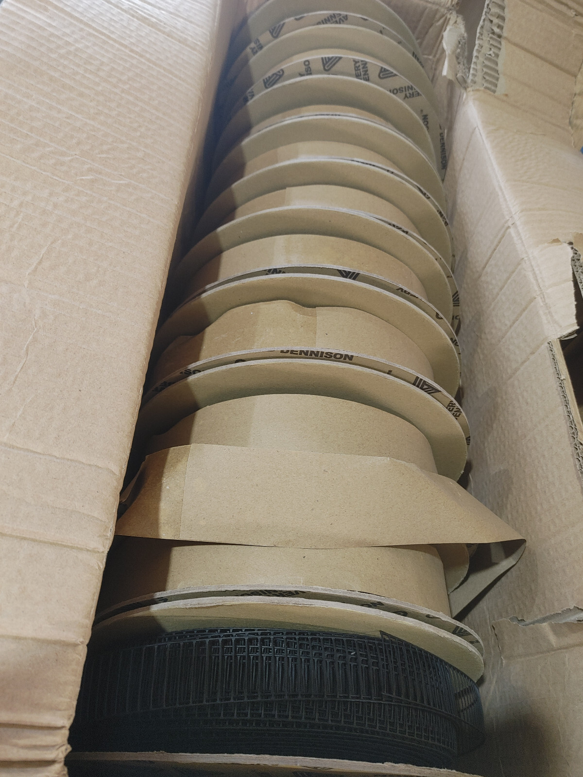 Lot of 150,000 Avery Dennison 11648-2 IndES Elastic Staple 30mm 1-3/16" 10 Reels