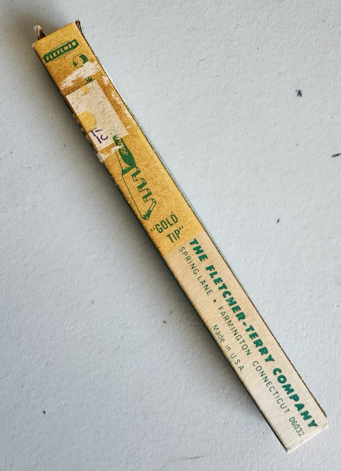 Vintage Fletcher Glass Cutter Gold Tip With Micro Finish Wheel New Old Stock G8