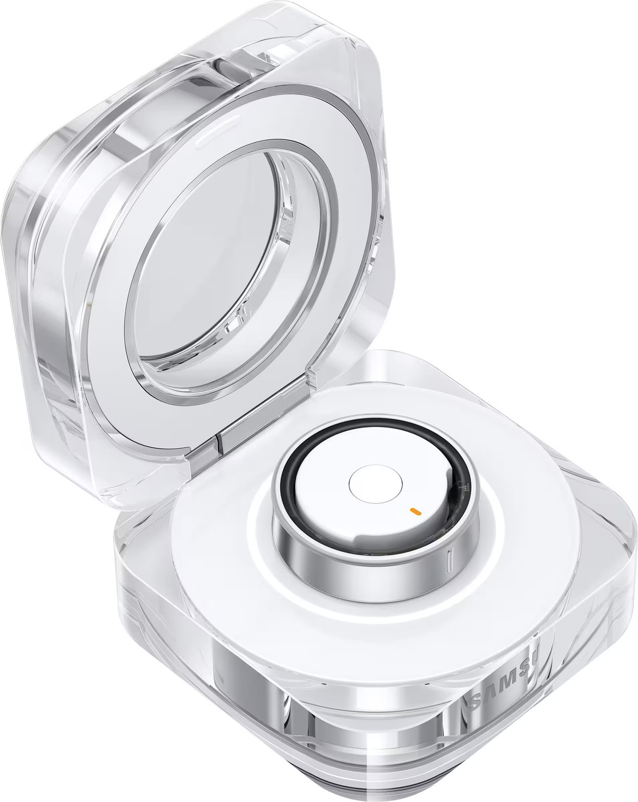 Samsung - Galaxy Ring Charging Case Size 7 - White