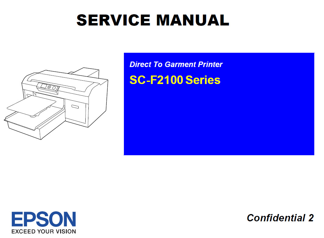 Epson F2100 Printer Service Manual