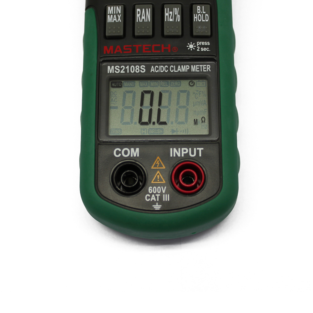 New MS2108S 6600 TRUE RMS AC DC CURRENT Clamp Meter CURRENT DIGITAL METER