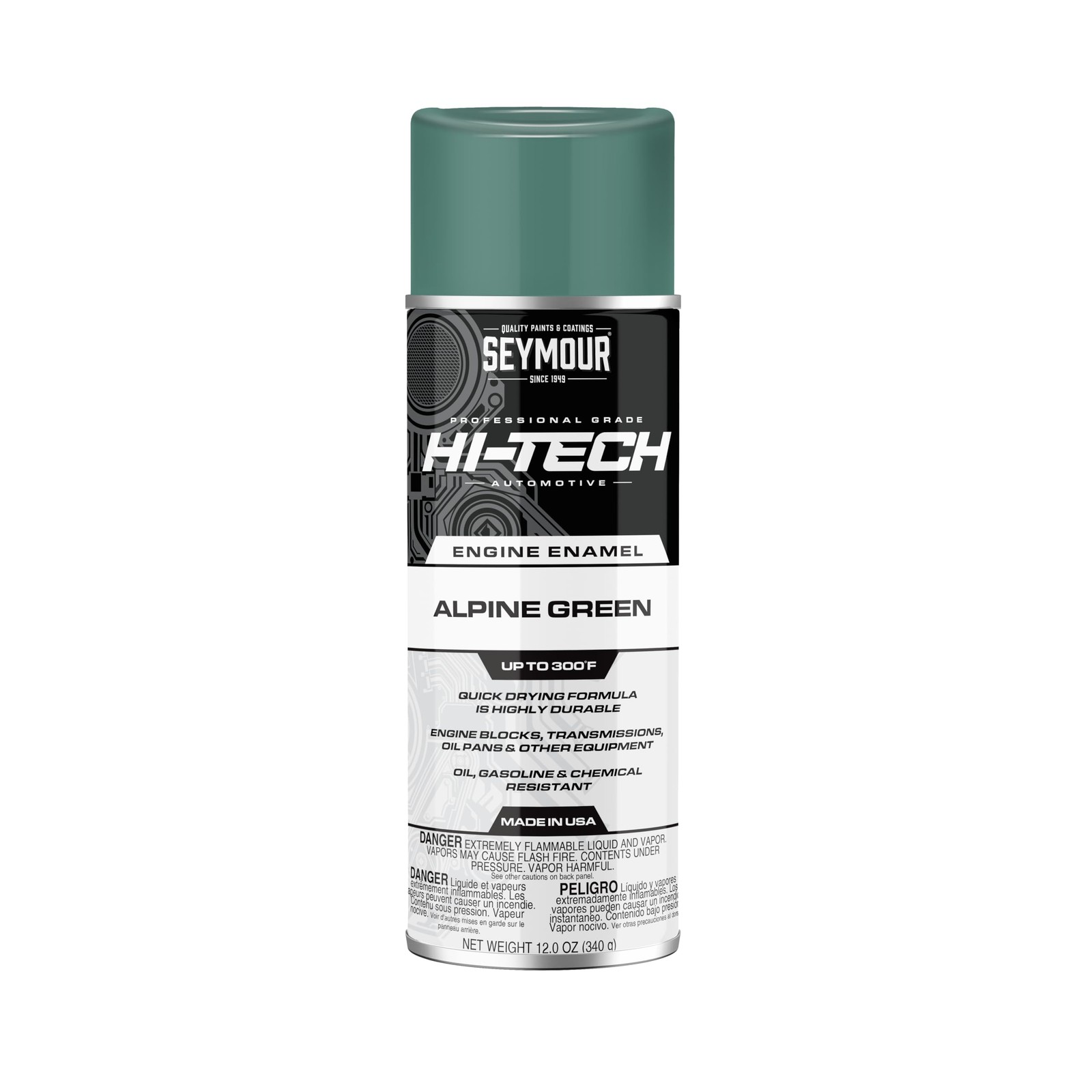 EN-60 Hi-Tech Engine Spray Paint, Alpine Green