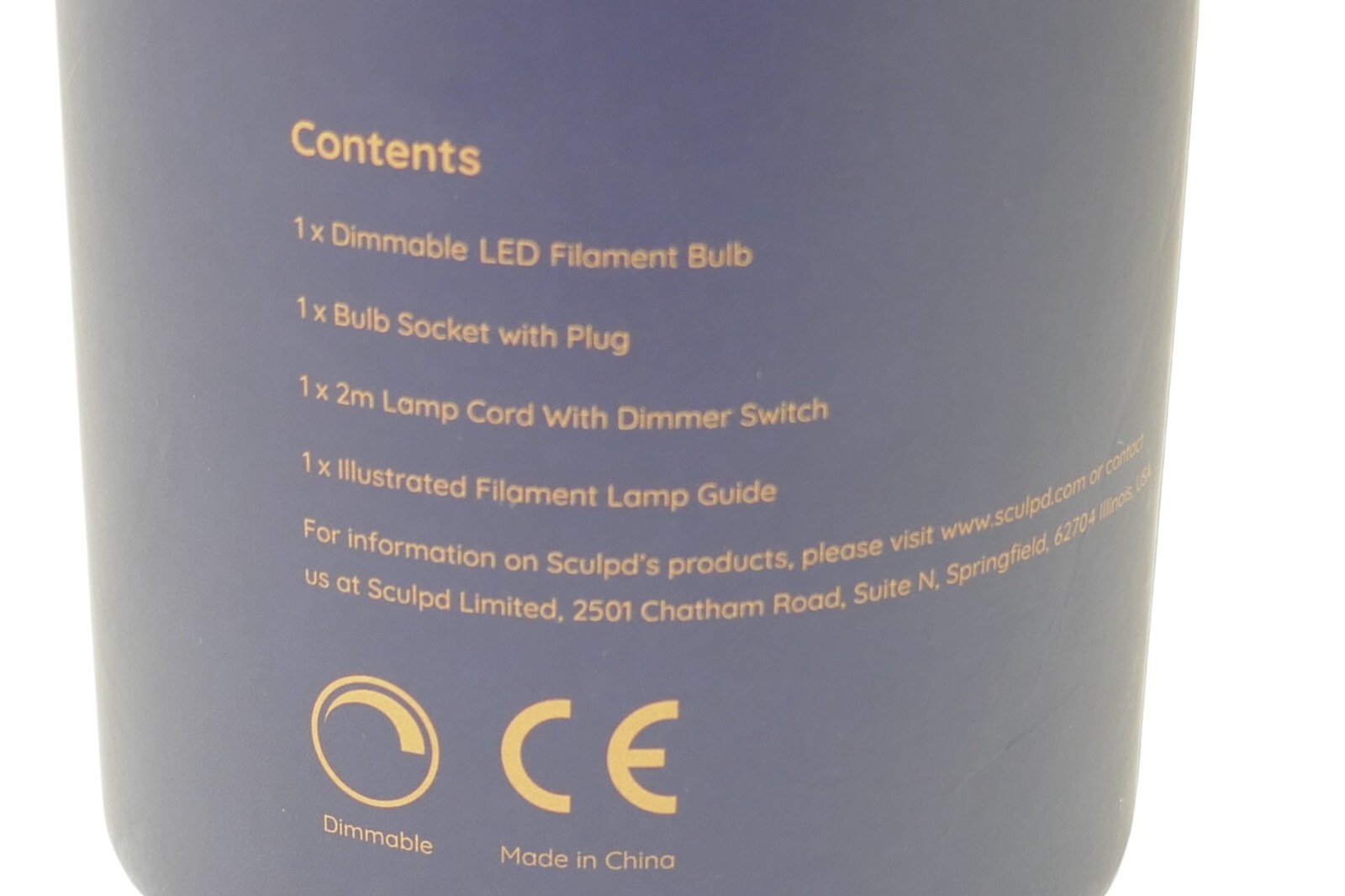 Sculpd Filament Bulb & Fitting Kit