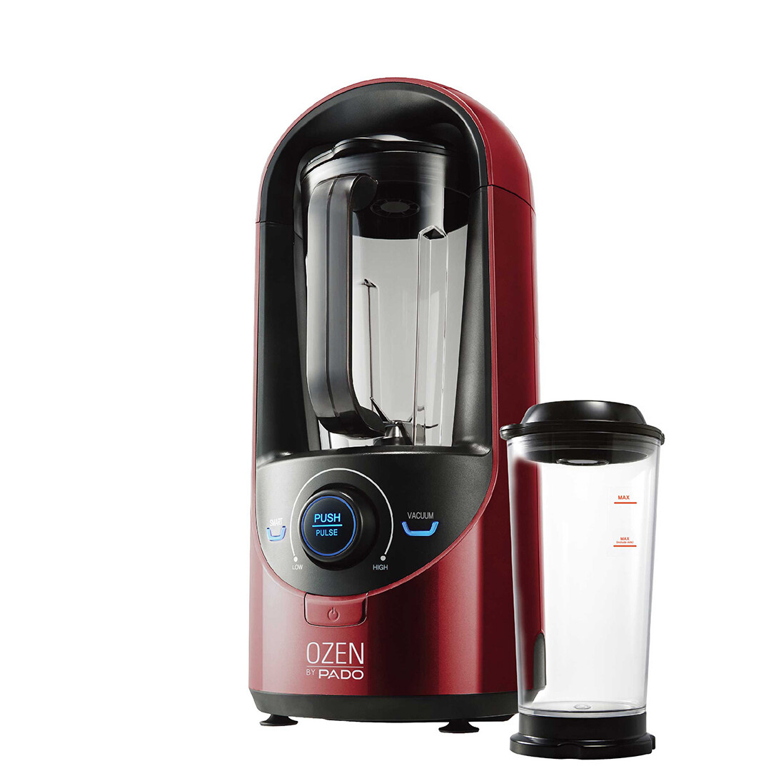 Pado Ozen 310 Vacuum Blender Plus Extra Vacuum Storage Container-Red