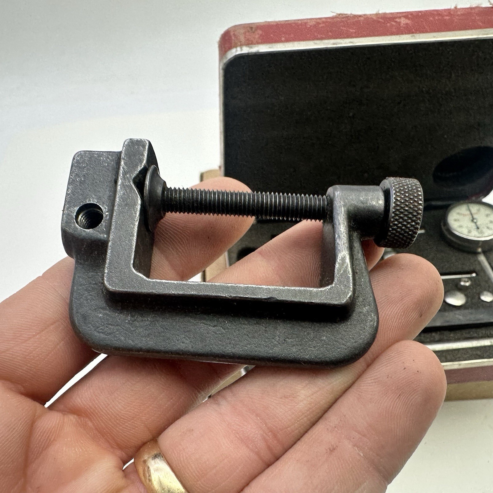 Starrett 196A Universal Dial Indicator Barely Been Used With Case And Box