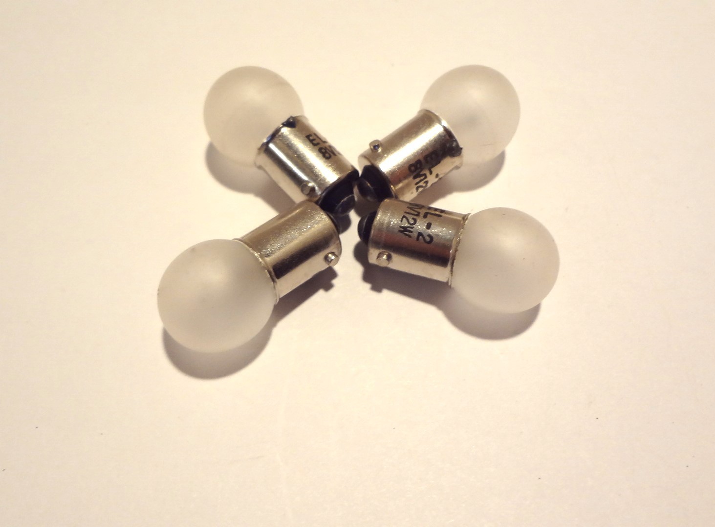 UNITRON BULB EL-2 LOT OF ( 4 ea) 8 VOLT 12 WATT MINATURE FROSTED *NEW*