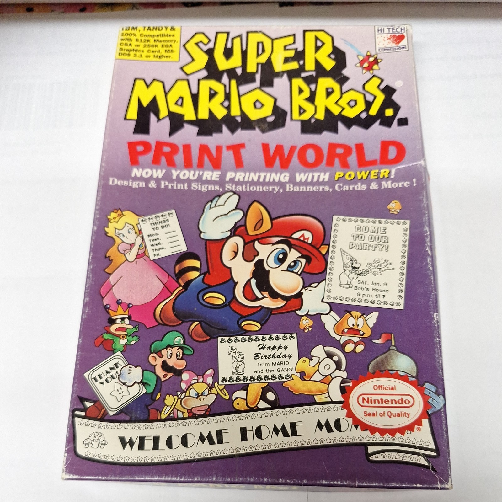 Super Mario Print World 1991