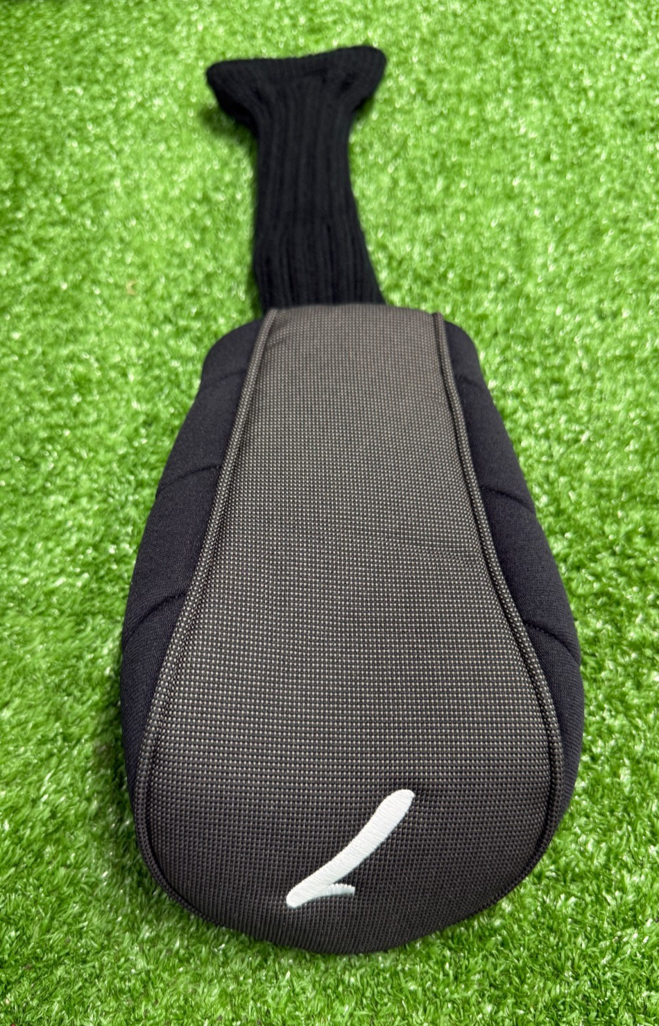 BRAND NEW Athletic Works Long Neck Sock Golf Mini-Driver Headcover Black, 1w NEW