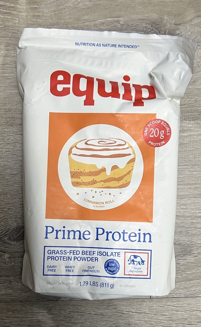Foods Prime Protein Powder,Clean, Grass Fed Beef Protein Powder Cinnamon Roll