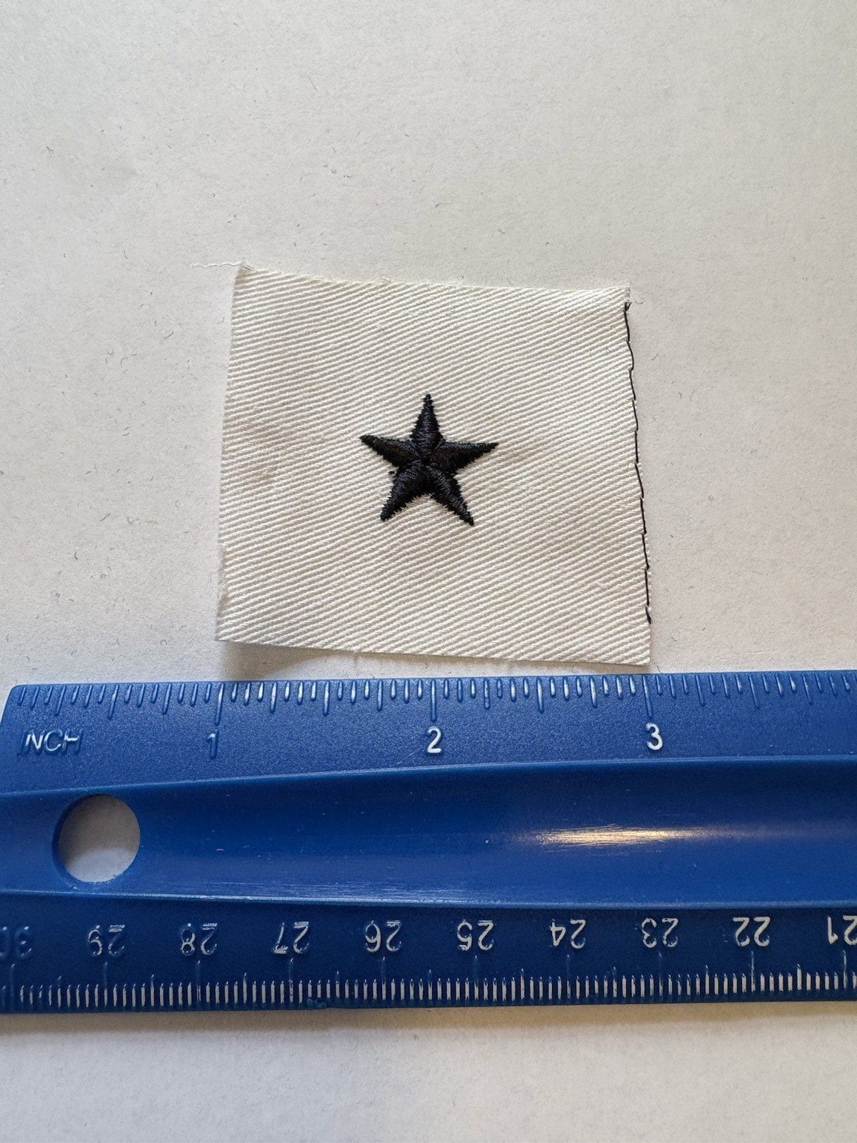 US Navy USN Line Officer White Cotton Sleeve Rating Insignia Patch INV12784