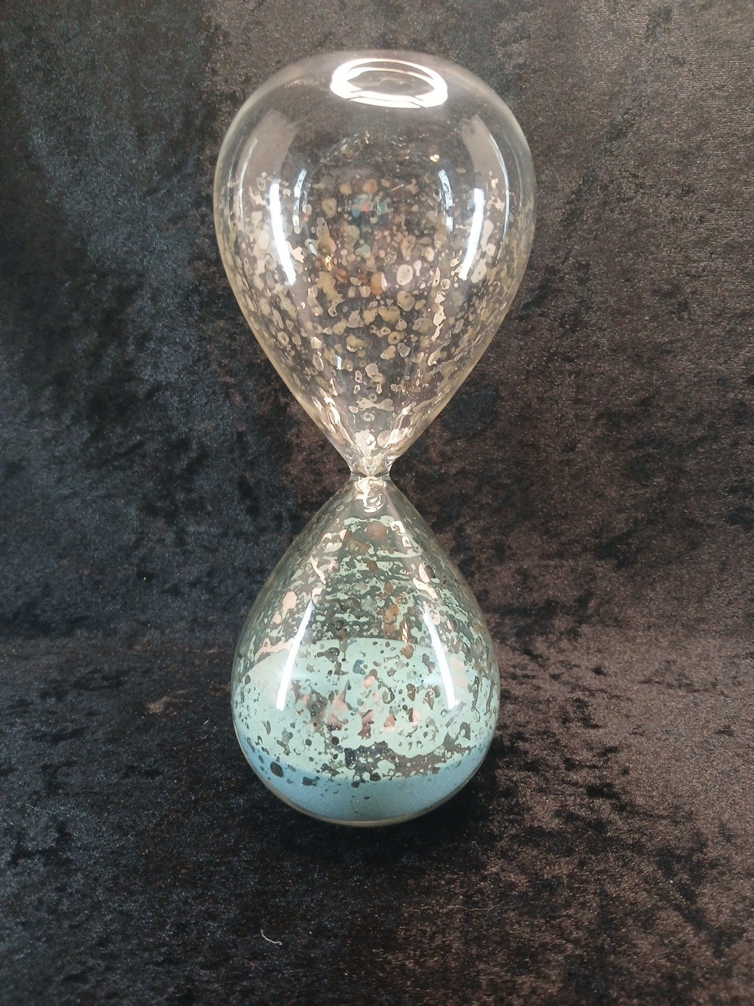 Mercury Glass Hour Glass 30 Minutes