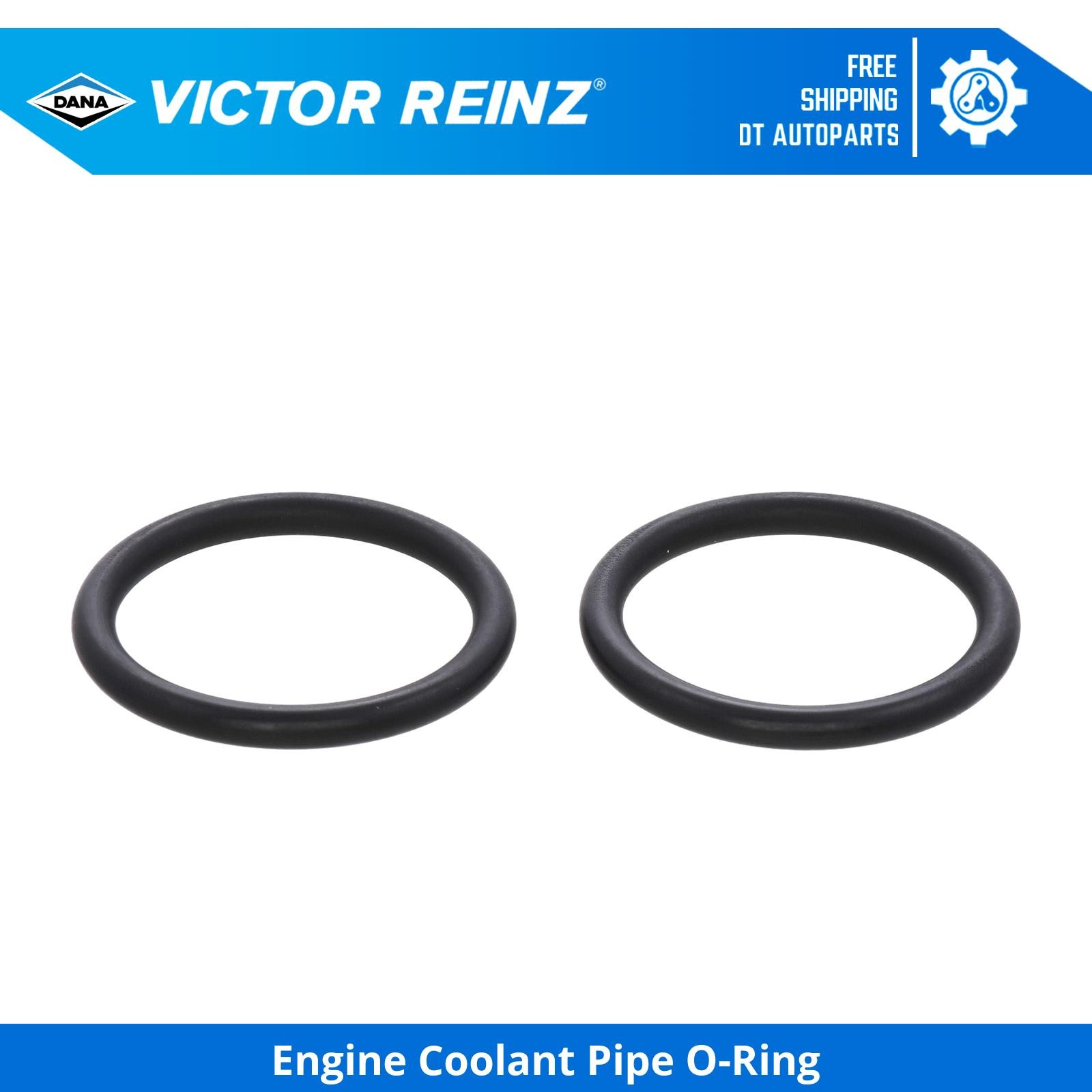 For 1990-1993 Chrysler Daytona 3.0L V6 Engine Coolant Pipe O-Ring Victor Reinz