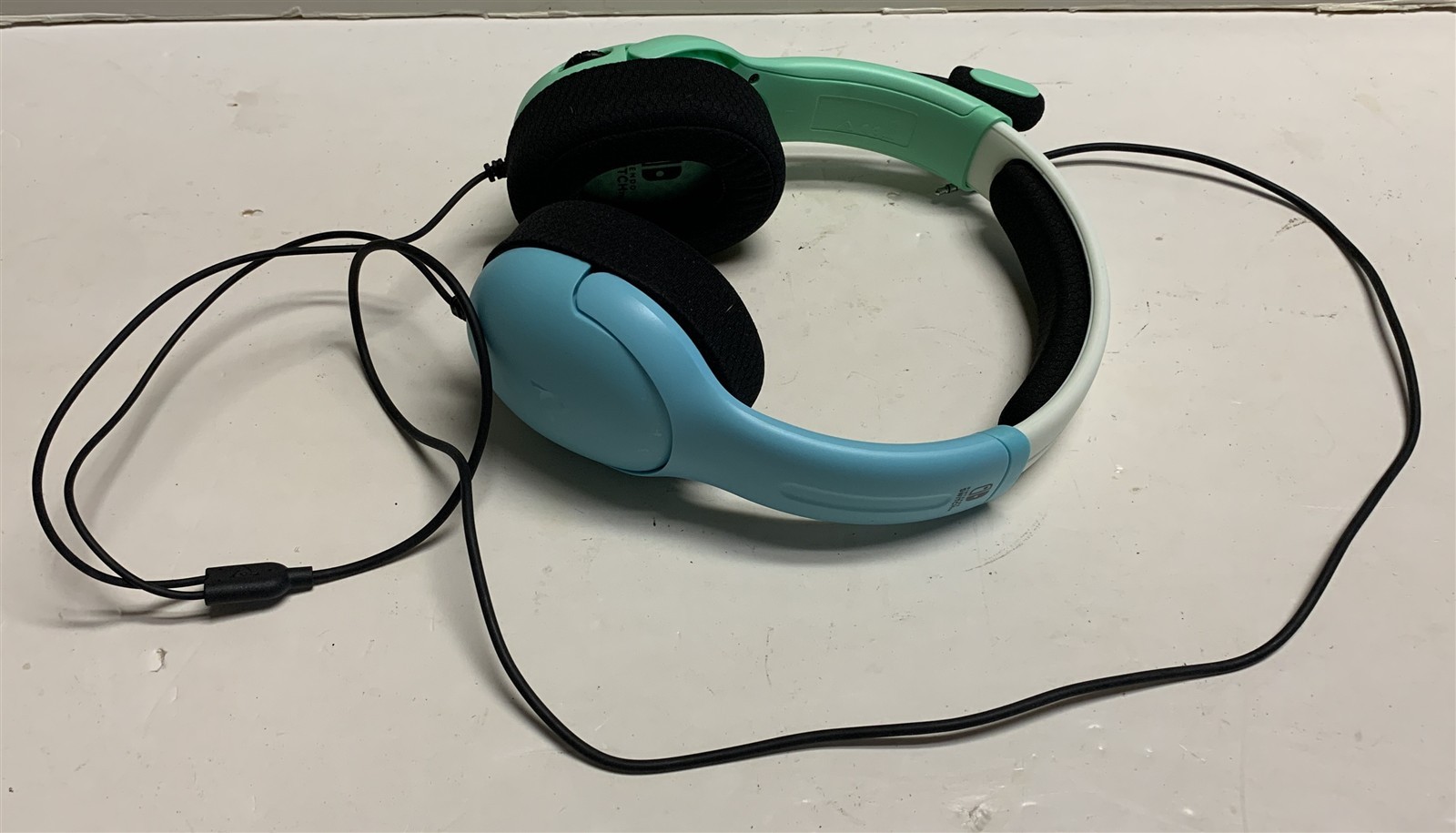 Nintendo Switch Over Ear Headphones Video Gaming Blue Green PDP LVL 40