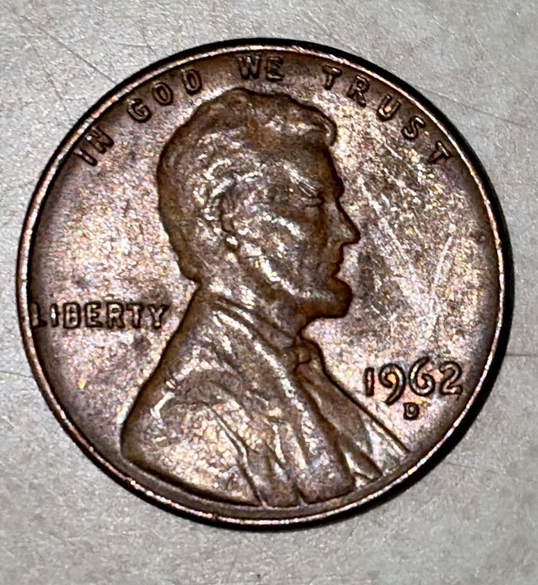 1962 D Penny