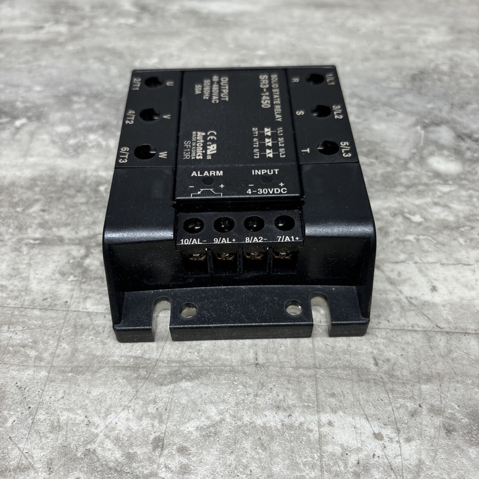 Autonics SR3-1450 3 Phase Solid State Relay, Panel Mount, 50 Amp, New