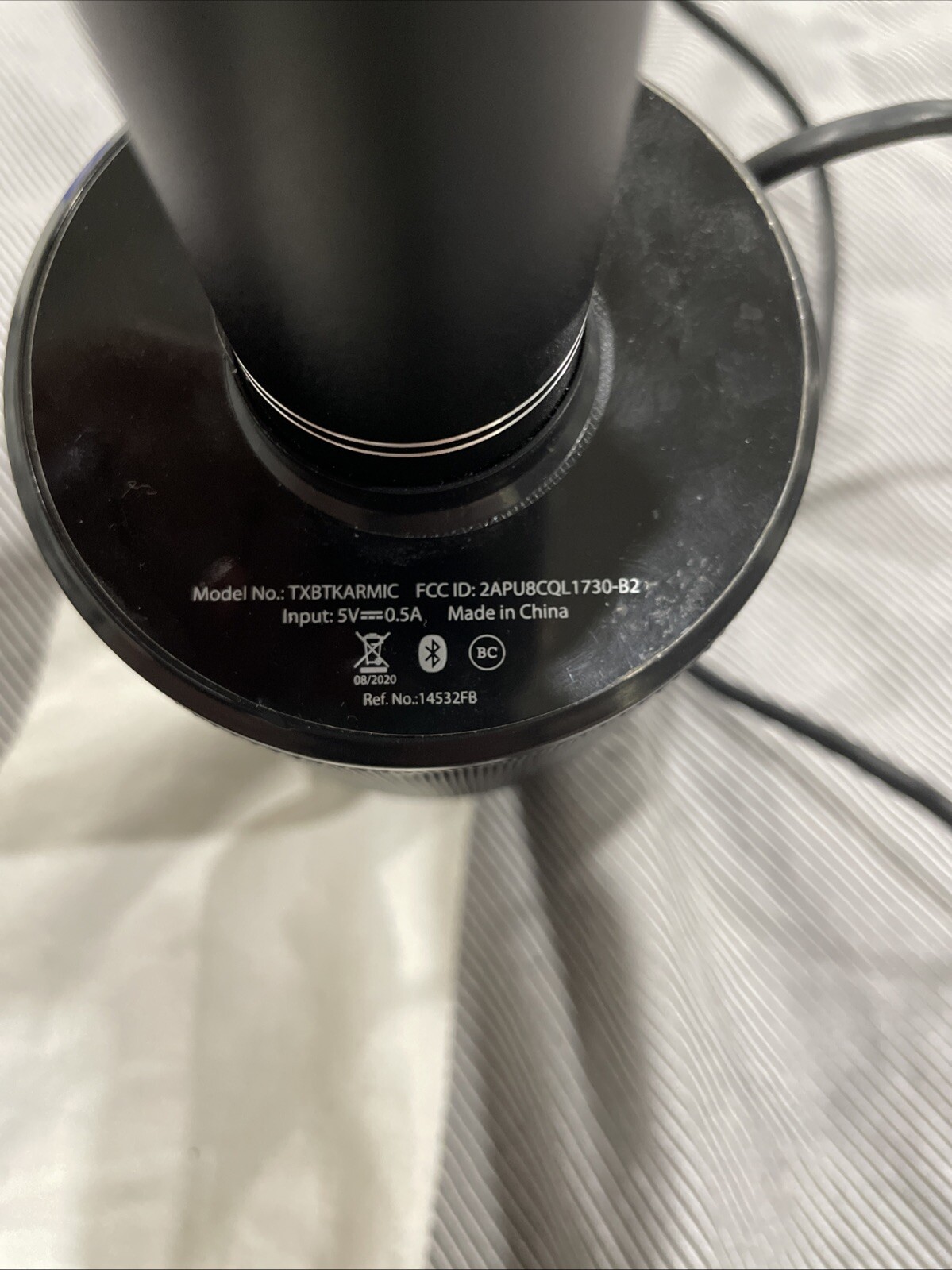 Portable Karaoke Microphone for Kids, Wireless Bluetooth Karaoke Mic for Singing