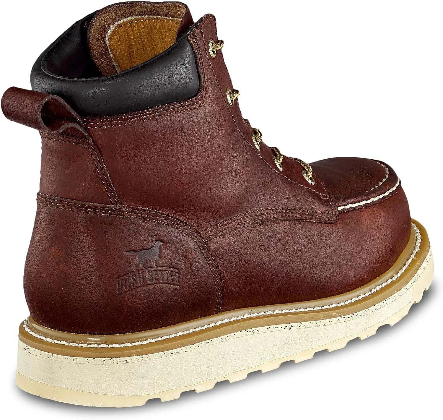 New Irish Setter, Ashby Men'S 6" Soft Toe Work Boot Brown Size 7.5
