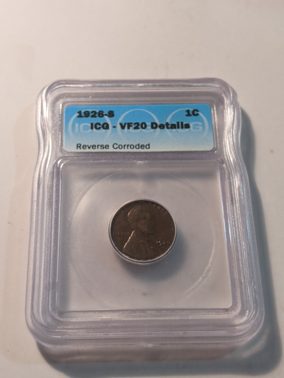 1926-S ICG -VF20 1C PENNY