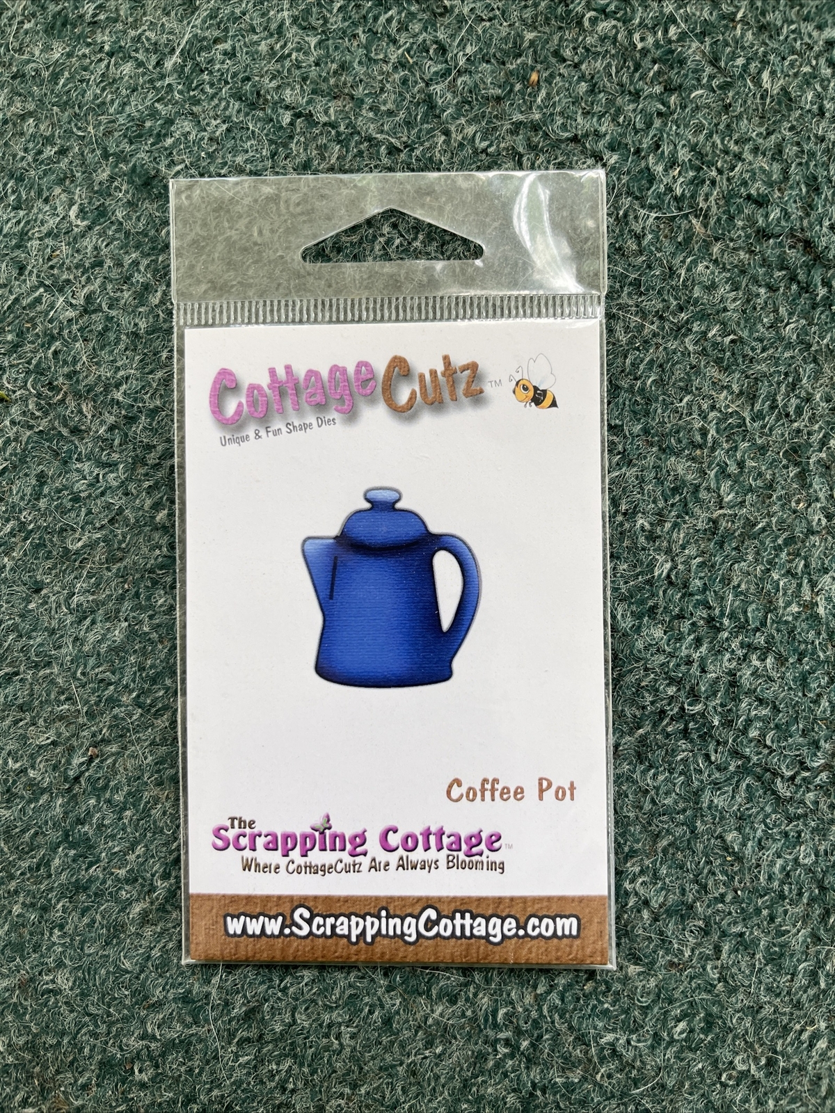 Cottage Cutz Die * Coffee Pot Mini  CC-Mini-029 *  2009 Retired