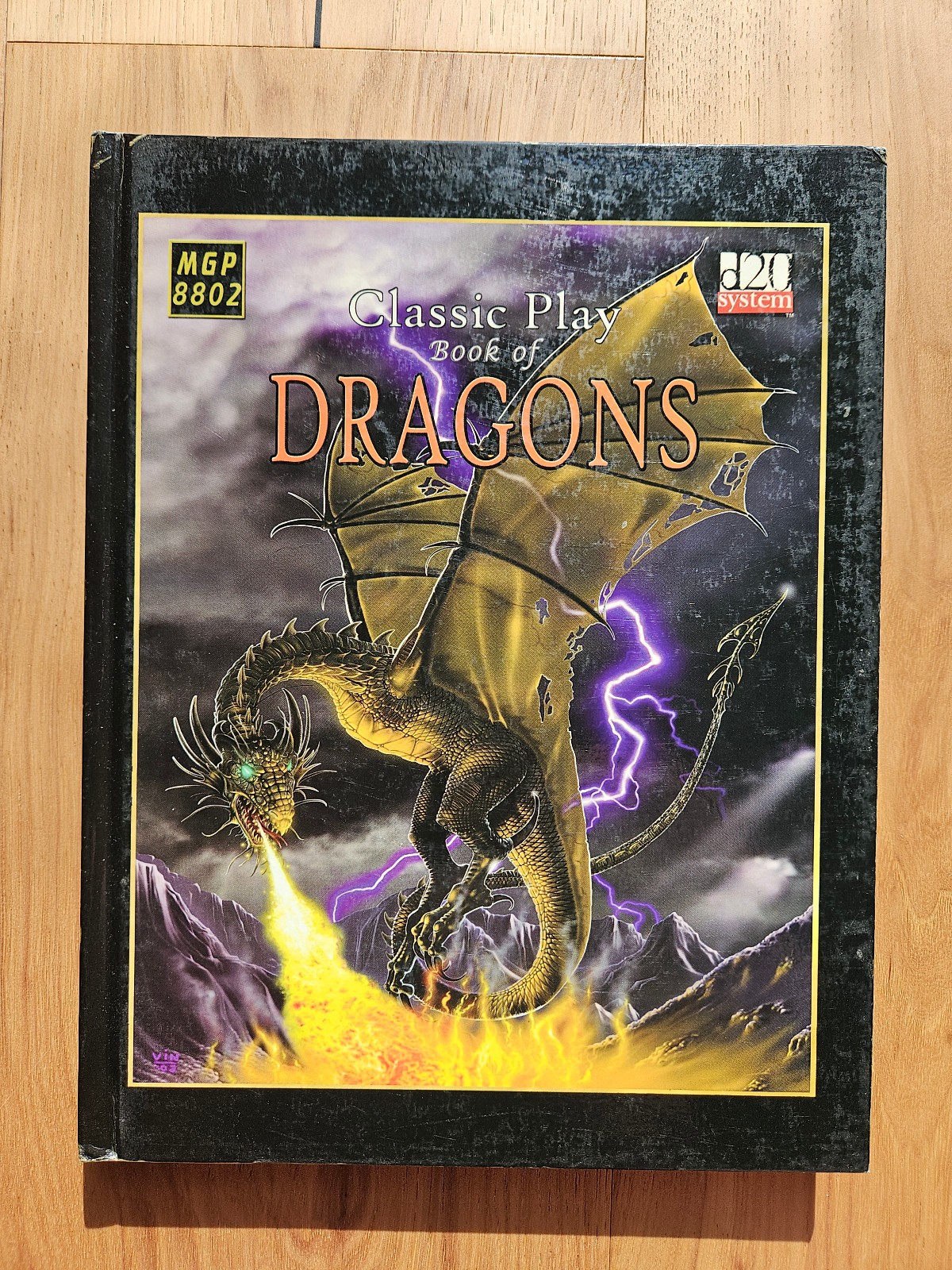 Classic Play Book of Dragons (2003, Mongoose) d20 RPG OOP Hardcover AD&D 3.5