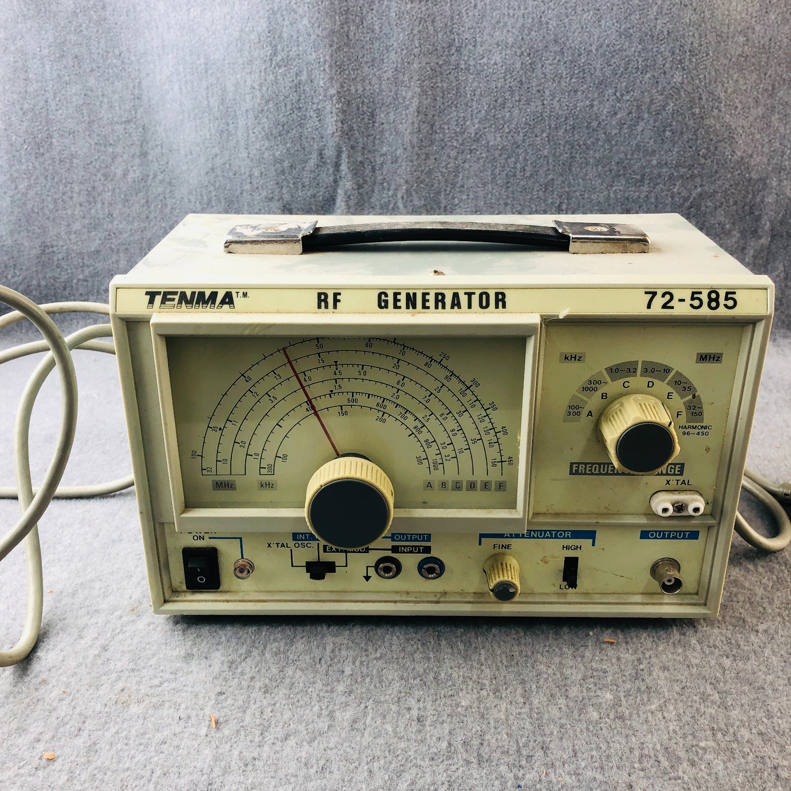 Power Tested Only Tenma 72-585 RF Generator AS-IS, For Parts or Repair