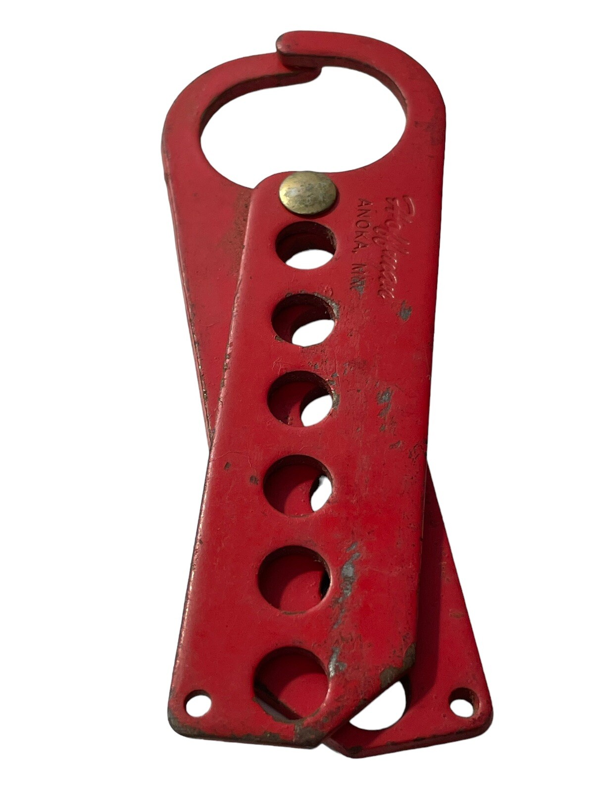 Hoffman Safety Lockout Less Chain Red Tool