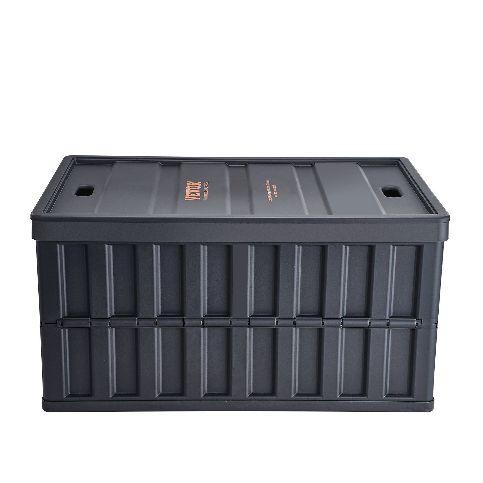 Storage Bins w/Lid 65L 3pcs Folding Plastic Stackable Utility Crates w/Handles