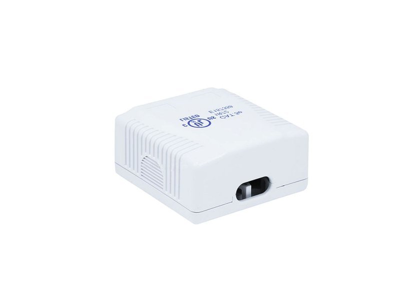 2 Pack x 2-Port CAT5e RJ45 Double Duplex Surface Mount Box 110 Punch Down Cable
