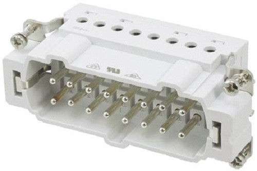 TE CONNECTIVITY HE Series size 10 Connector Insert Male 16 Way 1-1103638-9 NEW