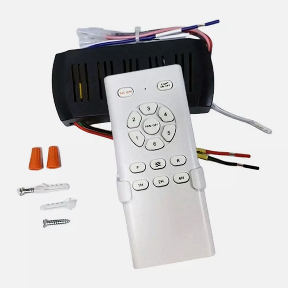 DC Output Ceiling Fan Receiver With 6 Speed Remote Control Functionality Kit New